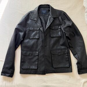 Men's Black Military Field Jacket